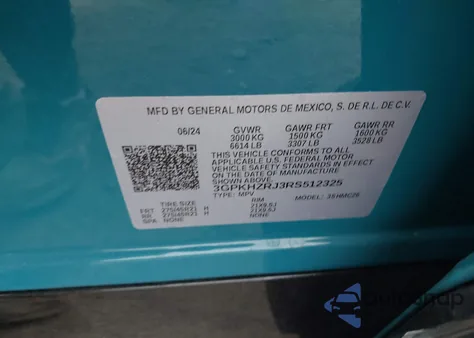 2024 Honda Prologue Elite from USA, damaged, VIN 3GPKHZRJ3RS512325